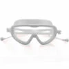 JUNJUN-Lunettes De Natation Avec Bouchons D'oreille, Anti-buée, Protection UV, Anti-fuites, Lunettes De Natation Grises