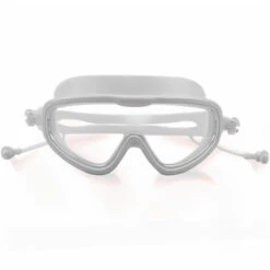 JUNJUN-Lunettes De Natation Avec Bouchons D'oreille, Anti-buée, Protection UV, Anti-fuites, Lunettes De Natation Grises
