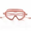 JUNJUN-Lunettes De Natation Avec Bouchons D'oreille, Anti-buée, Protection UV Sans Fuite, Lunettes De Natation Anti-fuite Rose