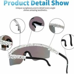 THSINDE Lot De 3 Lunettes De Soleil Polarisées Pit Viper Série C UV400 -Promos Protection des yeux : lunettes et masque Magasin 64464190 3