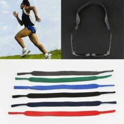 THSINDE Lunettes Lunettes Lunettes De Soleil Néoprène Extensible Sport Bande Sangle Cordon Titulaire Plongée 1pc -Promos Protection des yeux : lunettes et masque Magasin 64464431 3