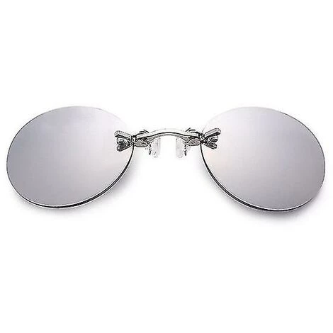 THSINDE Lunettes De Soleil Nostril Lunettes De Soleil Rétro En Métal Mini Lunettes De Soleil Matrix Pour Hommes Et Femmes 2 THSINDE Lunettes De Soleil Nostril Lunettes De Soleil Rétro En Métal Mini Lunettes De Soleil Matrix Pour Hommes Et Femmes – Image 2