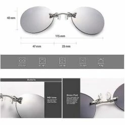 THSINDE Lunettes De Soleil Nostril Lunettes De Soleil Rétro En Métal Mini Lunettes De Soleil Matrix Pour Hommes Et Femmes 8 THSINDE Lunettes De Soleil Nostril Lunettes De Soleil Rétro En Métal Mini Lunettes De Soleil Matrix Pour Hommes Et Femmes -Promos Protection des yeux : lunettes et masque Magasin 64464465 4