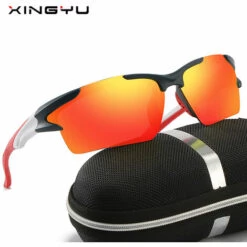 THSINDE Hommes Lunettes De Sport Lunettes De Soleil Polarisées Lunettes De Conduite Al-Mg Cadre En Métal Ultra Léger UV400 CAT 3 CE D -Promos Protection des yeux : lunettes et masque Magasin 64465016 3
