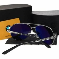 THSINDE Bmw Lunettes De Soleil Polarisées Uv400 Pour Homme Avec Logo De Voiture En Métal