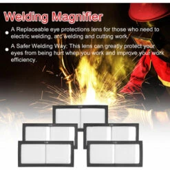 ASUPERMALL 1 PC Casques De Soudage Dioptrique Soudage électrique Protections Des Yeux Lentille Loupe En Verre Len Accessoires De Soudage Remplaçables, 1.5 - 1.5 -Promos Protection des yeux : lunettes et masque Magasin 64722099 3