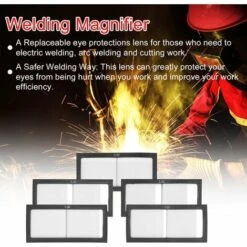 HAPPYSHOPPING Lunettes De Soudage Simples Loupe De Verre Accessoires Pour Masque De Soudage, 1.0 - 1 -Promos Protection des yeux : lunettes et masque Magasin 64756079 3
