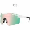 DONTODENT Pit Viper Lunettes De Soleil Polarisées, Lunettes De Soleil De Protection UV400 Pour Hommes Et Femmes, Cyclisme, Conduite, Golf Et Activités De Plein Air (C03)