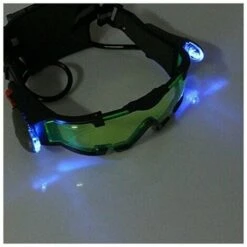 WIAN Lunettes De Vision Nocturne Avec Lumière D'activité Nocturne LED à Clapet (noir) -Promos Protection des yeux : lunettes et masque Magasin 64866141 3