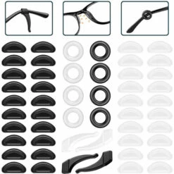 PERLE RARE Silicone Antidérapant Pour Lunettes, 26 Paires Retenue De Lunettes, Support Antidérapant Pour Lunettes Doux, Oreille De Lunettes En Silicone Confortable, Crochet Antidérapant Pour Lunettes