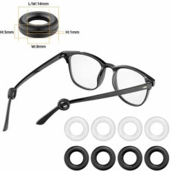 PERLE RARE Silicone Antidérapant Pour Lunettes, 26 Paires Retenue De Lunettes, Support Antidérapant Pour Lunettes Doux, Oreille De Lunettes En Silicone Confortable, Crochet Antidérapant Pour Lunettes -Promos Protection des yeux : lunettes et masque Magasin 65177620 3