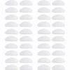 PERLE RARE 20 Paires 1mm Plaquettes De Nez En Silicone Antidérapant Coussinets De Nez Adhésif Pour Lunettes Lunettes De Soleil Spectacles (Transparent)