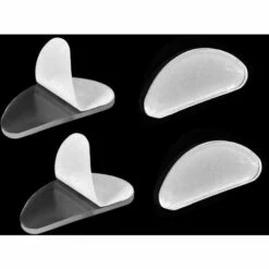 PERLE RARE 20 Paires 1mm Plaquettes De Nez En Silicone Antidérapant Coussinets De Nez Adhésif Pour Lunettes Lunettes De Soleil Spectacles (Transparent) -Promos Protection des yeux : lunettes et masque Magasin 65177721 3