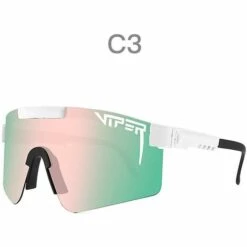 THSINDE Sonnenbrille Fahrradbrille Sport Polarisierte Uv400 Einstellbare Brille C3