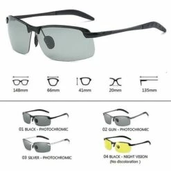 THSINDE Farbwechsel-Sonnenbrille Polarisierte Fahr-Chamäleon-Brille Für Herren Stil 10 -Promos Protection des yeux : lunettes et masque Magasin 65258465 4