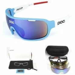 THSINDE POC France Lunettes VTT Spécial XBike Sport Sonnenbrille Lunettes VTT A3