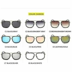 THSINDE Kingseven Herren Sonnenbrille Fashion Big Frame Sonnenbrille Quadratische Metall Sonnenbrille Damen Retro Sonnenbrille Retro Hochwertige Uv400bebetter C4 -Promos Protection des yeux : lunettes et masque Magasin 65258769 3