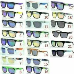 THSINDE Neue Spy1 22color Ken Block Classic Cycling Sports Retro Sonnenbrille Uv400 Lunettes Nr. 19
