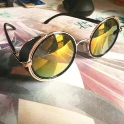 THSINDE Anime Hellsing Alucard Cosplay Requisiten Vampire Hunter Brille Orange Herren Damen Sonnenbrille -Promos Protection des yeux : lunettes et masque Magasin 65258902 4