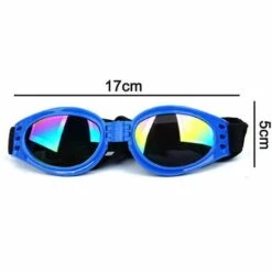 THSINDE Haustier-Sonnenbrille Mit Riemen, Hunde-UV-Brille Mit Verstellbarem Kinnriemen, Blau -Promos Protection des yeux : lunettes et masque Magasin 65258914 4