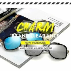 THSINDE Kingseven Herren Sonnenbrille Fashion Big Frame Sonnenbrille Quadratische Metall Sonnenbrille Damen Retro Sonnenbrille Retro Hochwertige Uv400bebetter C1 -Promos Protection des yeux : lunettes et masque Magasin 65259102 5