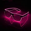 BF Creative Cool Lumière LED Lunettes Lumineuses Bar Disco Personnalité EL Lumière Froide Lunettes Lunettes De Soleil