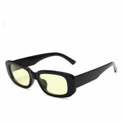 BF Lunettes De Soleil Rectangulaires Femme Unisexe Vintage Avec Monture Carrée Vintage Travel Essentials