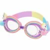 BF Lunettes De Natation Pour Enfants 1 Paire De Lunettes De Natation Anti-buée Pas De Fuite Longueur Anti-UV Avec Pince-nez Réglable Lunettes De Natation Pour Enfants Filles Garçons 3-13 Ans
