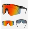 GroupM Lunettes De Soleil à Grande Monture Lunettes De Cyclisme Revêtement Coloré UV400 Bloquent Efficacement Les Lunettes De Soleil