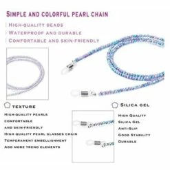 L'FLANEUR Sangle De Lunettes, Cha?nes De Lunettes Pour Femmes, Couvre-visages Cha?nes Perlées, Support De Sangle De Lunettes De Soleil, Masque De Lunettes ANEUR 7 L'FLANEUR Sangle De Lunettes, Cha?nes De Lunettes Pour Femmes, Couvre-visages Cha?nes Perlées, Support De Sangle De Lunettes De Soleil, Masque De Lunettes ANEUR -Promos Protection des yeux : lunettes et masque Magasin 65358889 3