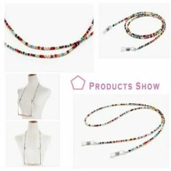 L'FLANEUR Sangle De Lunettes, Cha?nes De Lunettes Pour Femmes, Couvre-visages Cha?nes Perlées, Support De Sangle De Lunettes De Soleil, Masque De Lunettes ANEUR 9 L'FLANEUR Sangle De Lunettes, Cha?nes De Lunettes Pour Femmes, Couvre-visages Cha?nes Perlées, Support De Sangle De Lunettes De Soleil, Masque De Lunettes ANEUR -Promos Protection des yeux : lunettes et masque Magasin 65358889 5