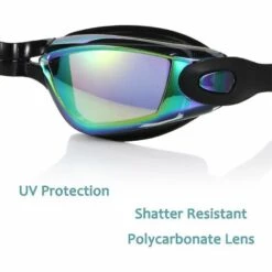 BDD Lunettes De Natation Masques Lunettes De Natation Lunettes De Natation Sans Fuite Noir -Promos Protection des yeux : lunettes et masque Magasin 65374158 3