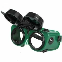 BDD Lunettes Masque De Soudage, Lunettes De Soudage Pliantes Lunettes De Protection Contre Les Chocs (vert)
