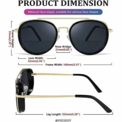DONTODENT Lunettes De Soleil Steam Punk Rétro Rondes Steampunk Double Pont Lunettes D'aviateur Pour Femmes Hommes B2822 Lentille Grise -Promos Protection des yeux : lunettes et masque Magasin 65380765 5