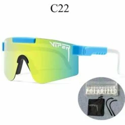 DONTODENT Pit Viper Collection Lunettes De Cyclisme Lunettes De Soleil Avec Verres Interchangeables UV400 Lunettes De Sport Pour Activités De Plein Air Course à Pied Cyclisme C22