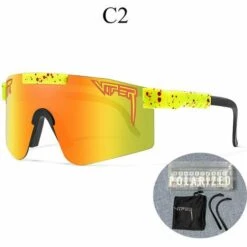 DONTODENT Pit Viper CollectionLunette De Vélo Sport Cyclisme Homme Femme VTT Conduite Peche Course Plein Air