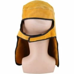OSQI Masque De Protection Pour Casque De Soudage, Lentille En Cuir, Cagoule De Soudage à Clapet, Protection Intégrale, Durable, Résistant à La Chaleur, Respirant. -Promos Protection des yeux : lunettes et masque Magasin 65506760 5