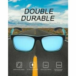 DONTODENT Lunettes De Soleil Polarisées Pour Homme Femmes Classique Ultraléger Montures Lunettes MATTE BLACK/GREY -Promos Protection des yeux : lunettes et masque Magasin 65601500 5