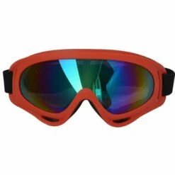 ILOVEMILAN Lunettes Anti-gouttes Pour Le Ski Moto (monture Orange, Verres Colorés)
