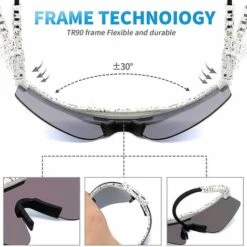 DONTODENT Lunettes De Soleil Polarisées Pit Viper Série C Uv400, C05, -Promos Protection des yeux : lunettes et masque Magasin 65678593 5