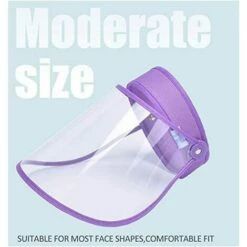 Ensoleillé Visière De Sécurité Protectrice, Visière De Protection Anti-éclaboussures Anti-éclaboussures, Visière De Protection Universelle Réutilisable Visière De Protection -Promos Protection des yeux : lunettes et masque Magasin 65747030 3