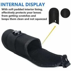 BAICCCF Lunettes De Protection Pochette à Lunettes Pochette Tactique Durable Extérieure étui à Lunettes De Soleil Pochette De Lampe De Poche De Style Armée Avec Boucle -Promos Protection des yeux : lunettes et masque Magasin 65748280 3