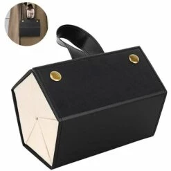 BAICCCF Lunettes De Protection Brun Noir-organisateur De Lunettes De Soleil 5/6 Fentes étui à Lunettes De Voyage Plusieurs Paires Boîte De Rangement De Lunettes Porte-lunettes Suspendu - Le Noir -Promos Protection des yeux : lunettes et masque Magasin 65748443 3