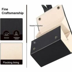 BAICCCF Lunettes De Protection Brun Noir-organisateur De Lunettes De Soleil 5/6 Fentes étui à Lunettes De Voyage Plusieurs Paires Boîte De Rangement De Lunettes Porte-lunettes Suspendu - Le Noir -Promos Protection des yeux : lunettes et masque Magasin 65748443 5