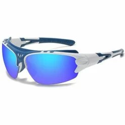 BAICCCF Lunettes De Protection Lunettes De Sécurité,lentilles De Lunettes De Soleil Polarisées,protection Oculaire U6 Uv Et Impact, Cote De Sécurité Selon Ansi Z87+, étui Rigide - Bleu - Bleu