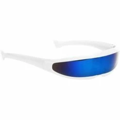 LUCKY-88 Décoration Alien Show Cadre Blanc - Teinte Bleue -Promos Protection des yeux : lunettes et masque Magasin 65800841 4