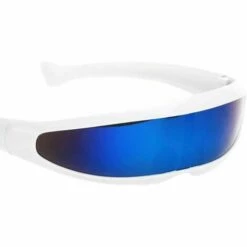 LUCKY-88 Décoration Alien Show Cadre Blanc - Teinte Bleue -Promos Protection des yeux : lunettes et masque Magasin 65800841 5
