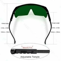 CADEAUX IPL 200nm-2000nm Lunettes De Sécurité Laser Pour Le Traitement D'épilation Au Laser Et La Protection Des Yeux De L'opérateur De Cosmétologie Au Laser Avec étui (Vert) -Promos Protection des yeux : lunettes et masque Magasin 65833844 5
