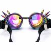 BAICCCF Lunettes De Protection 1 Pack-Dazzling Color Lunettes Colorées Rave Festival Party Edm Lunettes De Soleil Lentille Diffractée