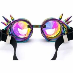 BAICCCF Lunettes De Protection 1 Pack-Dazzling Color Lunettes Colorées Rave Festival Party Edm Lunettes De Soleil Lentille Diffractée